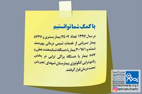 خیریه موسسه خیریه بهنام دهش پور